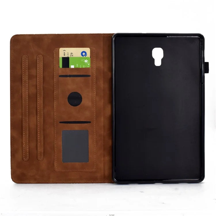 For Samsung Galaxy Tab A 10.5 (2018) T590 T595 PU Leather Case Card Slot Protective Tablet Cover