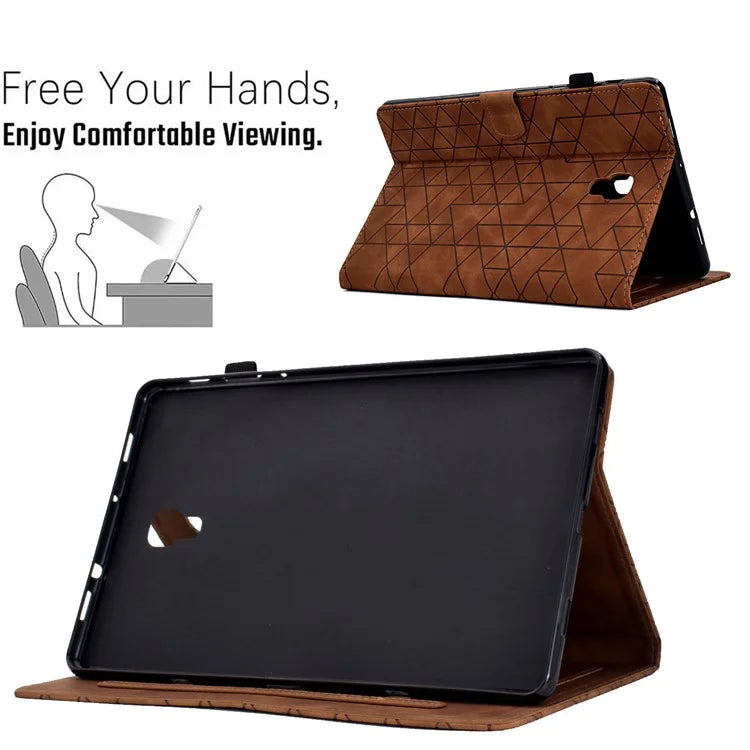 For Samsung Galaxy Tab A 10.5 (2018) T590 T595 PU Leather Case Card Slot Protective Tablet Cover
