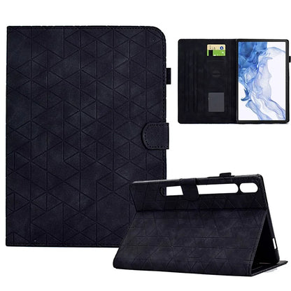 For Samsung Galaxy Tab S8 X700 X706 / Tab S7 T870 T875 Case Pattern Imprinted PU Leather Tablet Cover