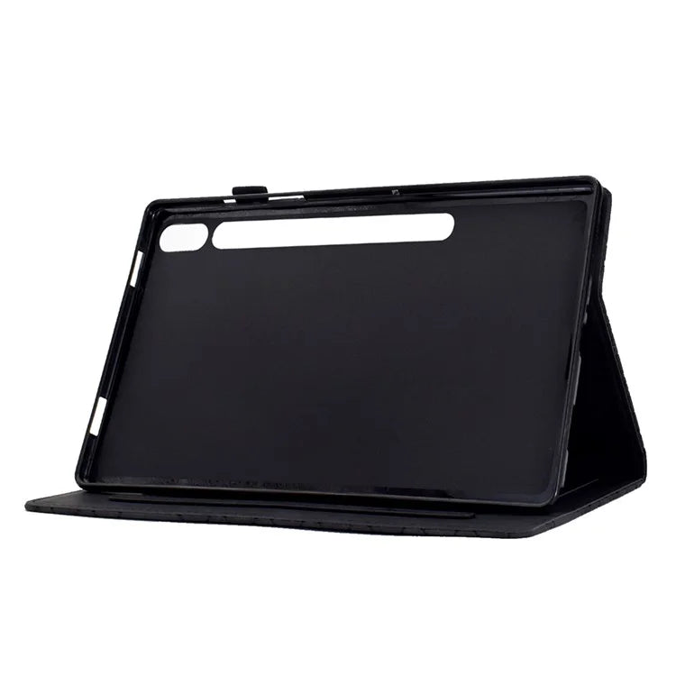 For Samsung Galaxy Tab S8 X700 X706 / Tab S7 T870 T875 Case Pattern Imprinted PU Leather Tablet Cover