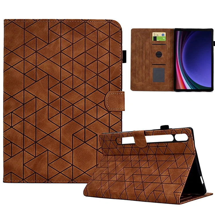 For Samsung Galaxy Tab S9 Protective Case Card Slot PU Leather Tablet Cover