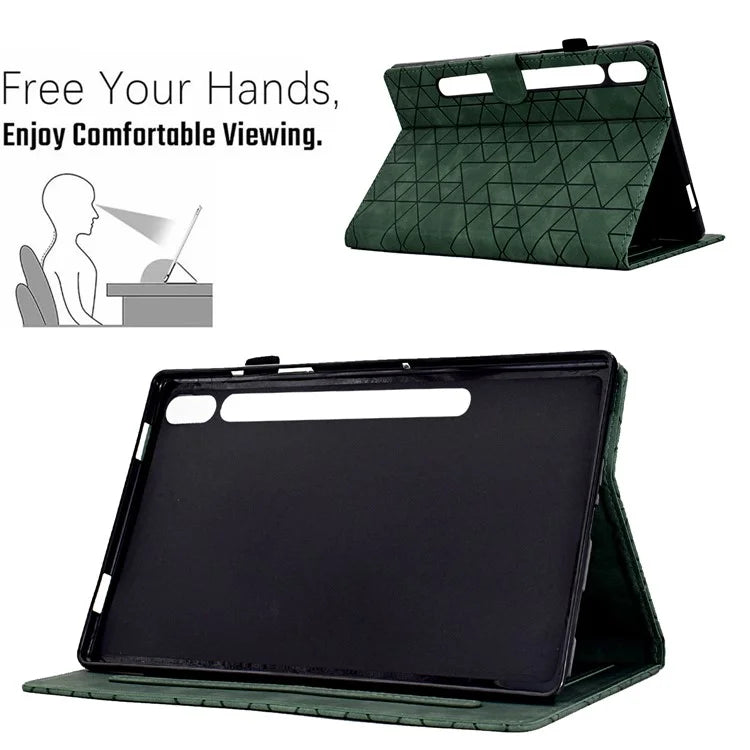 For Samsung Galaxy Tab S9 Protective Case Card Slot PU Leather Tablet Cover