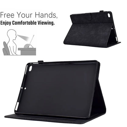 For iPad Air (2013) / Air 2 / iPad 9.7-inch (2017) / (2018) Case Card Slot Full Protection PU Leather Flip Cover