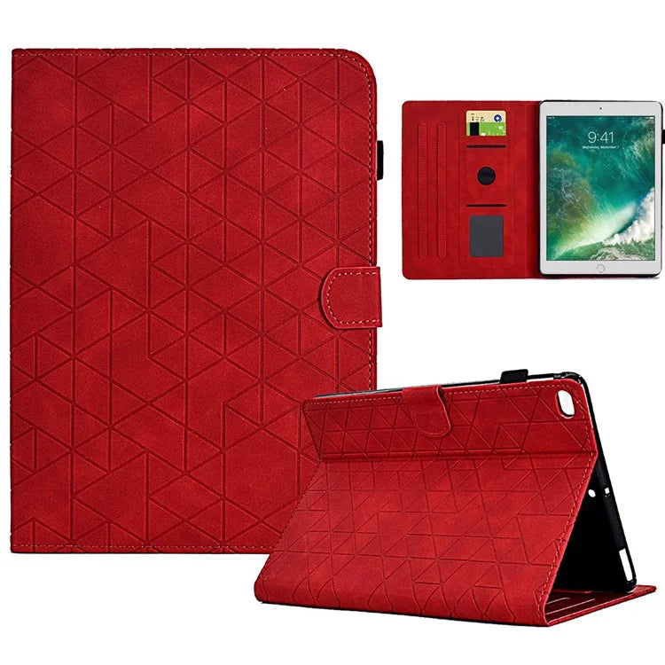 For iPad Air (2013) / Air 2 / iPad 9.7-inch (2017) / (2018) Case Card Slot Full Protection PU Leather Flip Cover