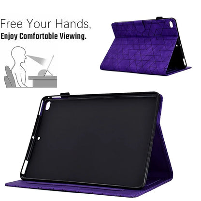 For iPad Air (2013) / Air 2 / iPad 9.7-inch (2017) / (2018) Case Card Slot Full Protection PU Leather Flip Cover
