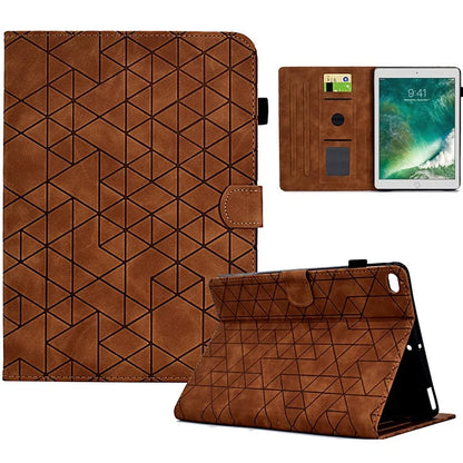 For iPad Air (2013) / Air 2 / iPad 9.7-inch (2017) / (2018) Case Card Slot Full Protection PU Leather Flip Cover