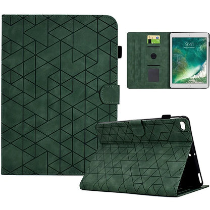 For iPad Air (2013) / Air 2 / iPad 9.7-inch (2017) / (2018) Case Card Slot Full Protection PU Leather Flip Cover