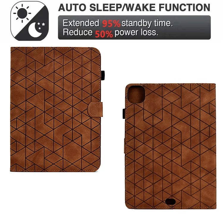 For iPad Pro 11 (2020) / (2021) / (2022) / iPad Air (2020) / (2022) Case Anti-Scratch PU Leather Tablet Protector
