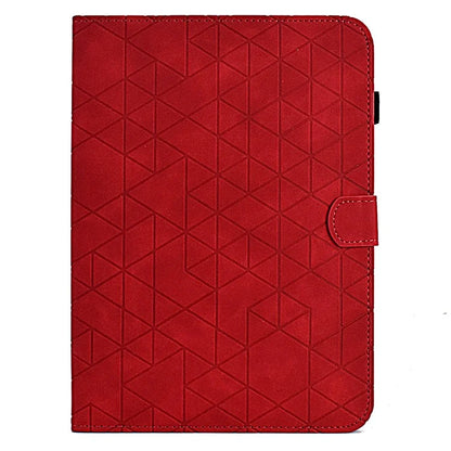 For iPad 10.9 (2022) Case Card Slot Pattern Imprinted PU Leather Tablet Cover