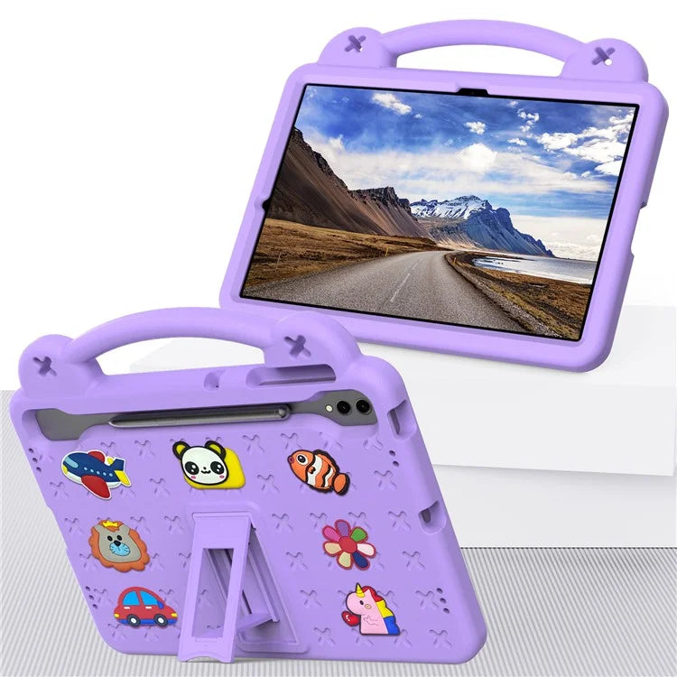 For Samsung Galaxy Tab S8+ / S9+ Case Grip Handle Kickstand EVA Tablet Cover