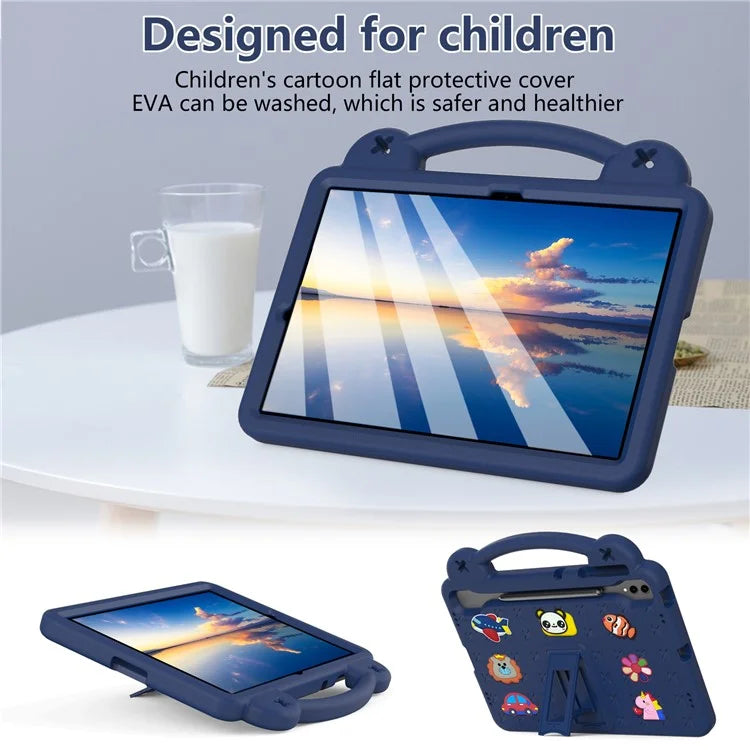 For Samsung Galaxy Tab S8+ / S9+ Case Grip Handle Kickstand EVA Tablet Cover