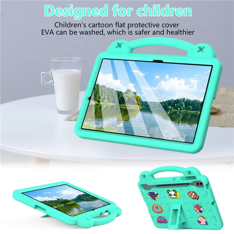 For Samsung Galaxy Tab S8+ / S9+ Case Grip Handle Kickstand EVA Tablet Cover