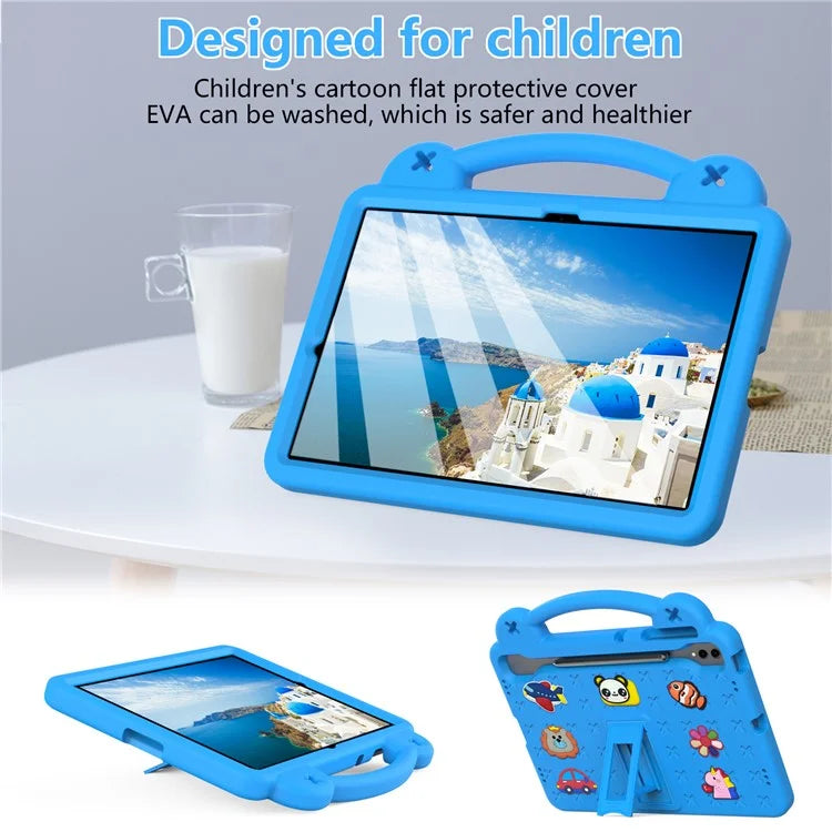 For Samsung Galaxy Tab S8+ / S9+ Case Grip Handle Kickstand EVA Tablet Cover