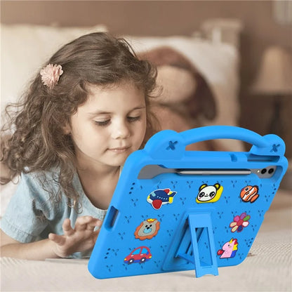 For Samsung Galaxy Tab S8+ / S9+ Case Grip Handle Kickstand EVA Tablet Cover