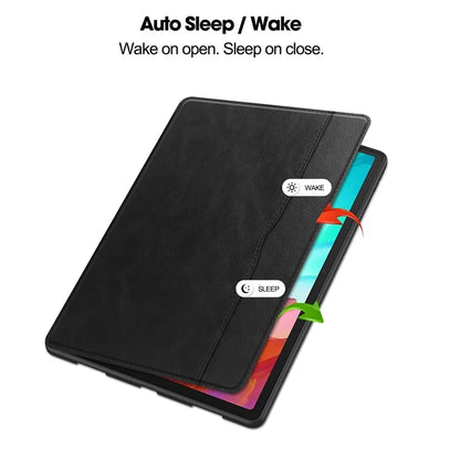For Lenovo Xiaoxin Pad Pro 12.7 inch Smart Case PU Leather Viewing Folio Tablet Cover