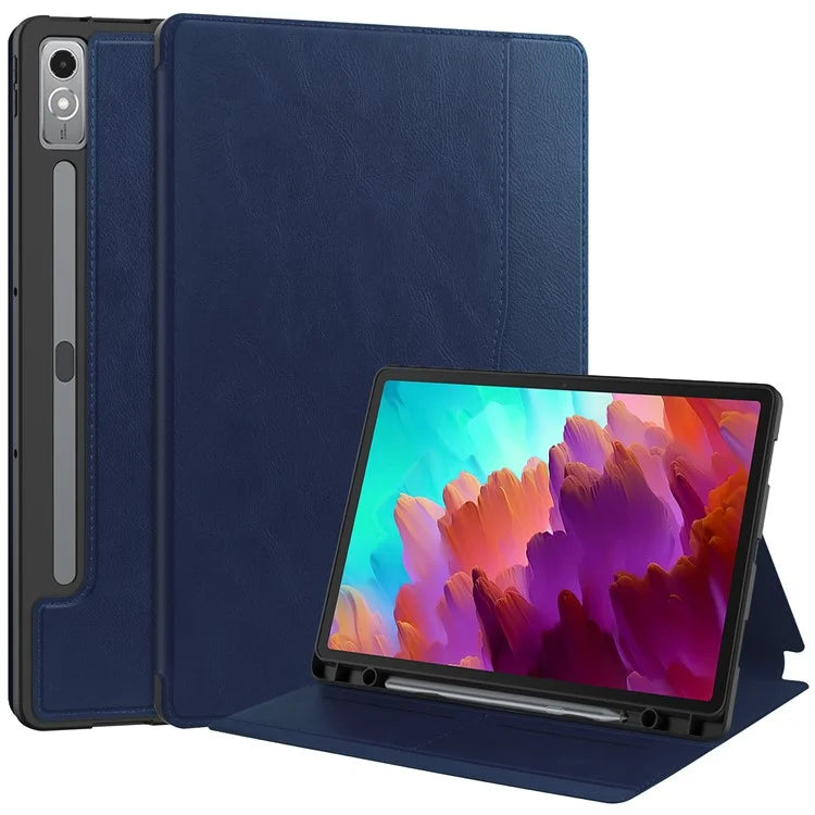 For Lenovo Xiaoxin Pad Pro 12.7 inch Smart Case PU Leather Viewing Folio Tablet Cover