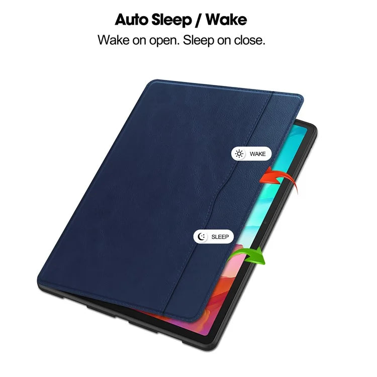 For Lenovo Xiaoxin Pad Pro 12.7 inch Smart Case PU Leather Viewing Folio Tablet Cover