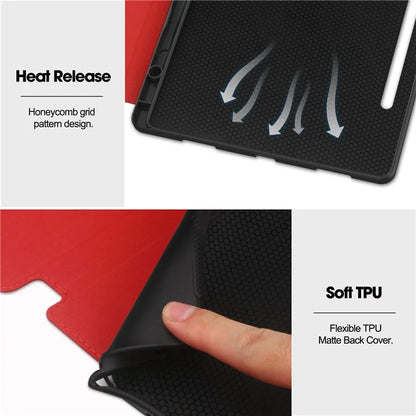 For Lenovo Xiaoxin Pad Pro 12.7 inch Smart Case PU Leather Viewing Folio Tablet Cover