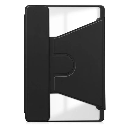 For Samsung Galaxy Tab S9 Ultra Case PU Leather+Acrylic Smart Tablet Cover (without Keyboard)