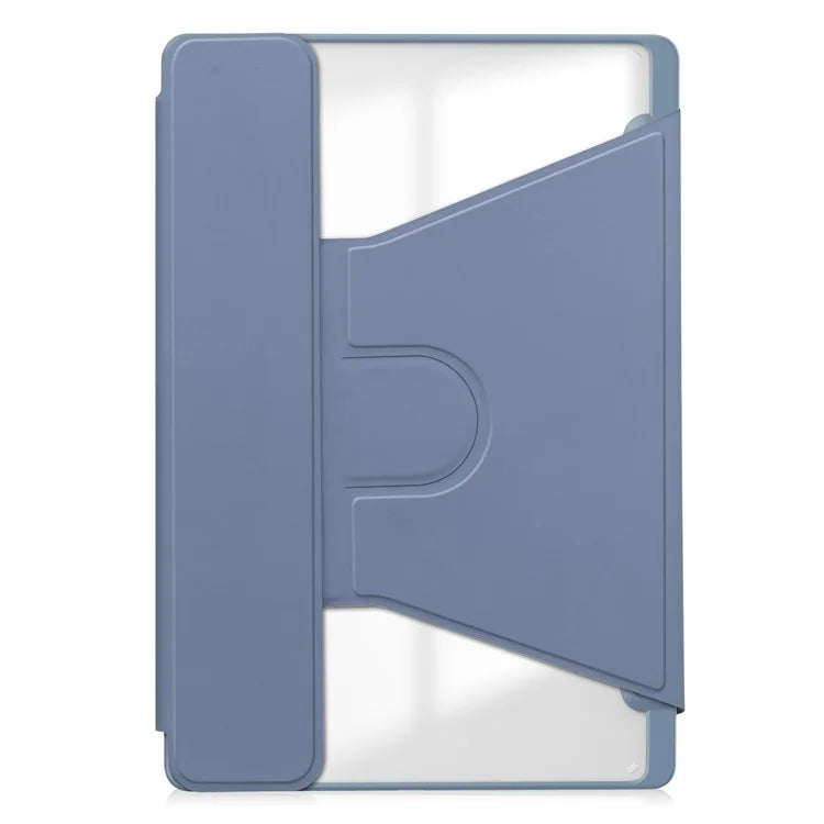 For Samsung Galaxy Tab S9 Ultra Case PU Leather+Acrylic Smart Tablet Cover (without Keyboard)