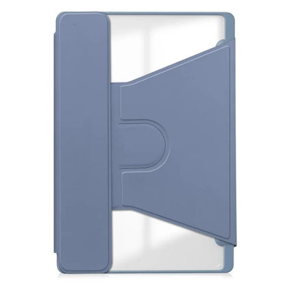 For Samsung Galaxy Tab S9 Ultra Case PU Leather+Acrylic Smart Tablet Cover (without Keyboard)
