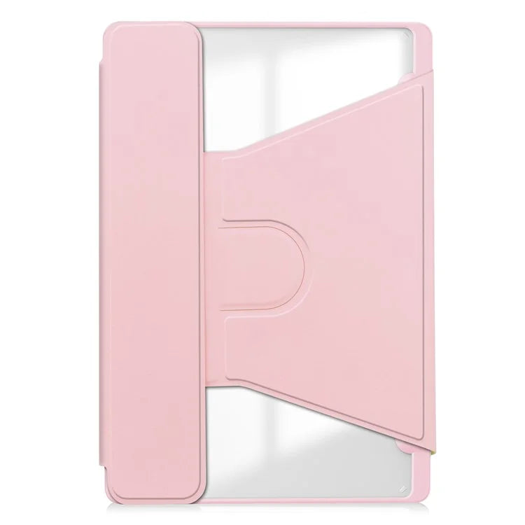 For Samsung Galaxy Tab S9 Ultra Case PU Leather+Acrylic Smart Tablet Cover (without Keyboard)