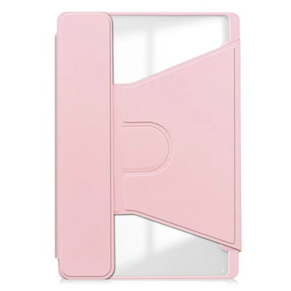 For Samsung Galaxy Tab S9 Ultra Case PU Leather+Acrylic Smart Tablet Cover (without Keyboard)