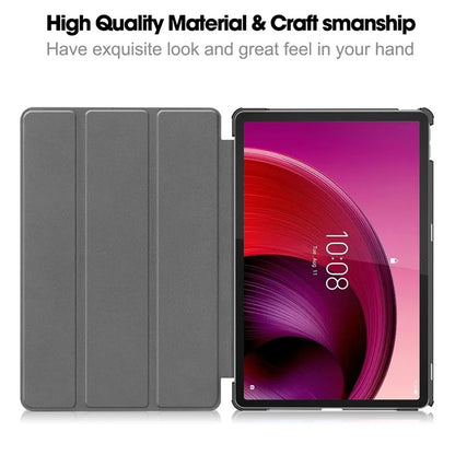 For Lenovo Tab M11 / Xiaoxin Pad 11 2024 Case Trifold Stand Pattern Printing Tablet Leather Cover