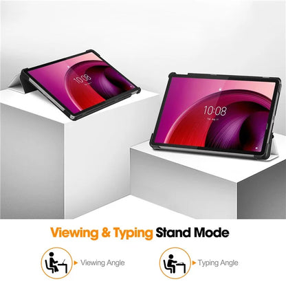 For Lenovo Tab M11 / Xiaoxin Pad 11 2024 Case Trifold Stand Pattern Printing Tablet Leather Cover