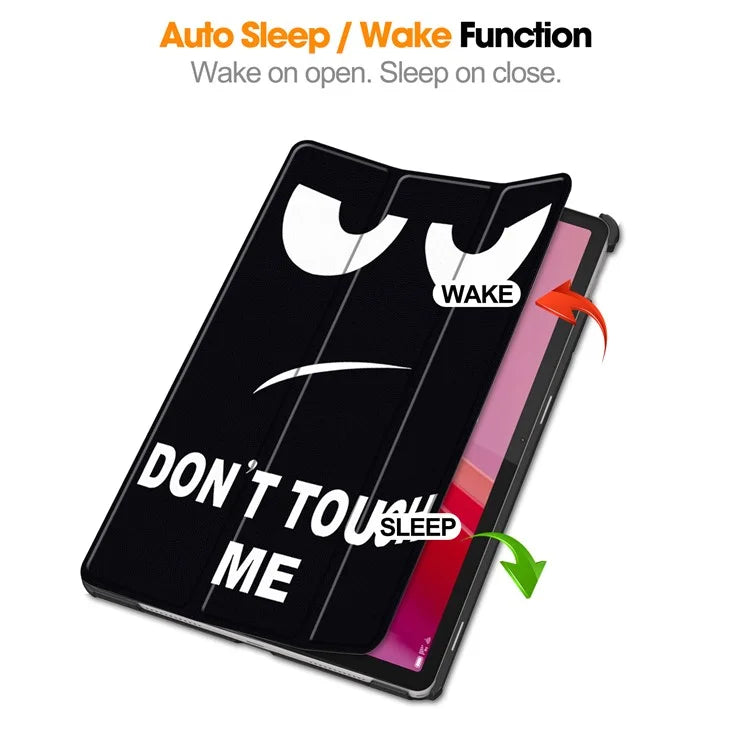For Lenovo Tab M11 / Xiaoxin Pad 11 2024 Case Trifold Stand Pattern Printing Tablet Leather Cover