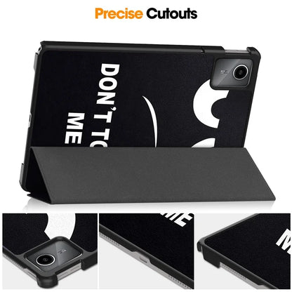 For Lenovo Tab M11 / Xiaoxin Pad 11 2024 Case Trifold Stand Pattern Printing Tablet Leather Cover