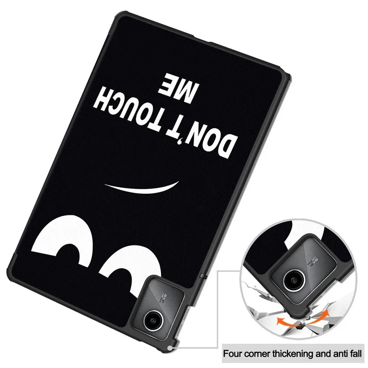 For Lenovo Tab M11 / Xiaoxin Pad 11 2024 Case Trifold Stand Pattern Printing Tablet Leather Cover