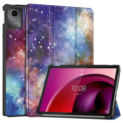 For Lenovo Tab M11 / Xiaoxin Pad 11 2024 Case Trifold Stand Pattern Printing Tablet Leather Cover