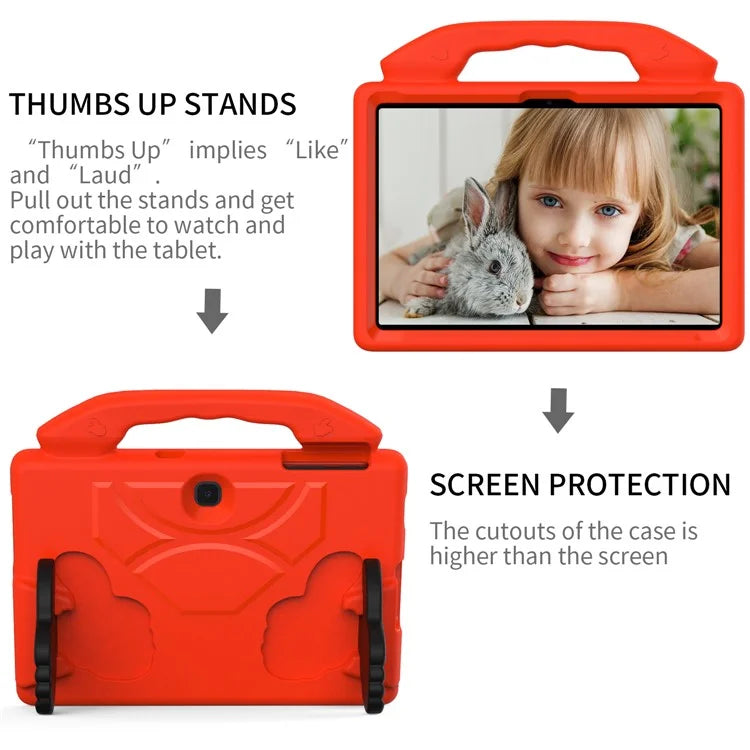 For Samsung Galaxy Tab Advanced2 EVA Case Thumbs Up Kickstand Handheld Tablet Cover