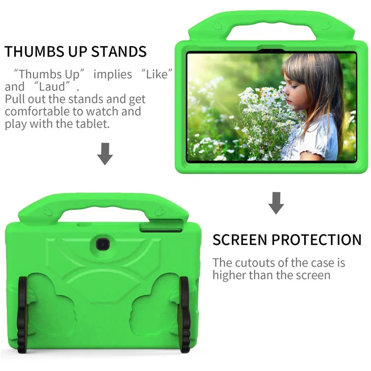 For Samsung Galaxy Tab Advanced2 EVA Case Thumbs Up Kickstand Handheld Tablet Cover