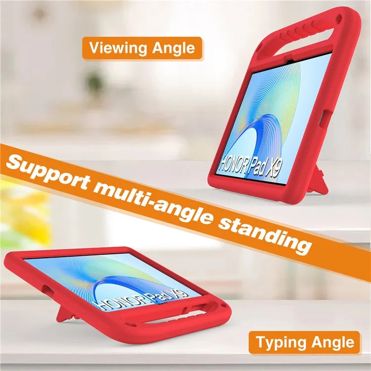 For Honor Pad X9 / X8 Pro EVA Case Hand Grip Kickstand Kids Tablet Cover