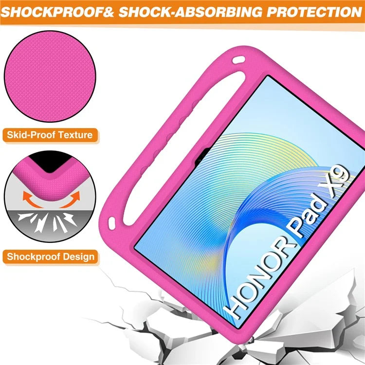 For Honor Pad X9 / X8 Pro EVA Case Hand Grip Kickstand Kids Tablet Cover