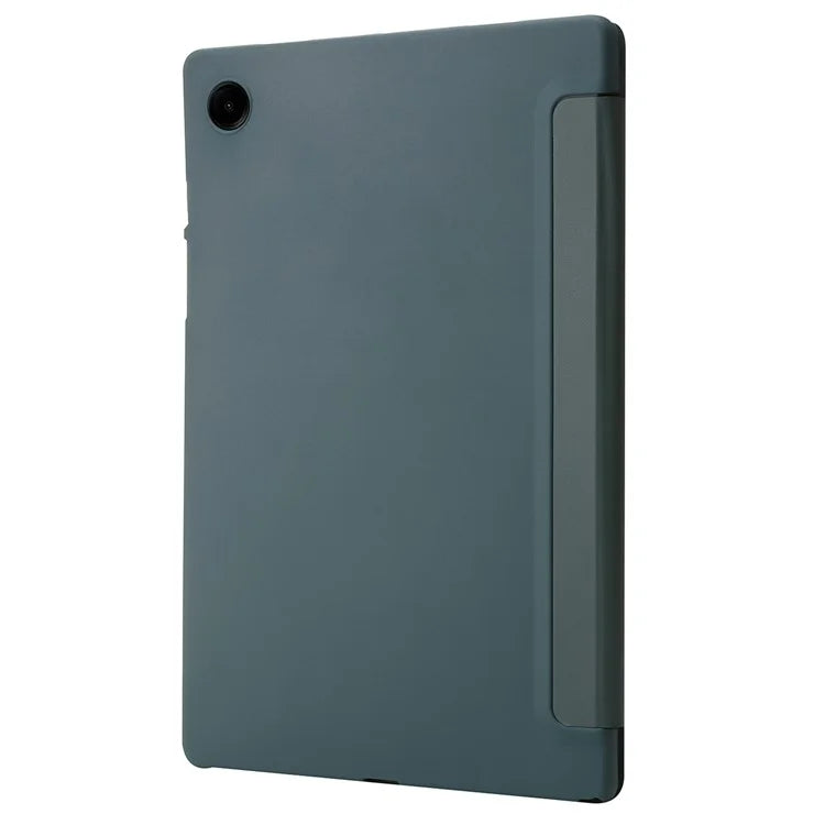 For Samsung Galaxy Tab A9+ Case Origami Stand Leather+Silicone Tablet Cover