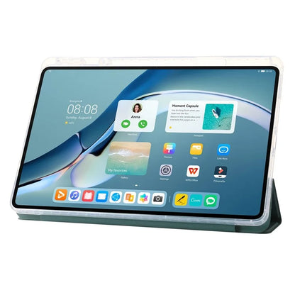 For Huawei MatePad Pro 11 (2022) Case Tri-fold Stand Tablet Leather Coverish Green