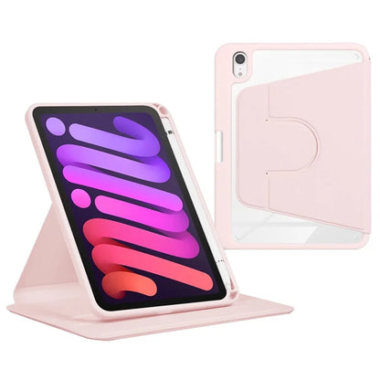 For iPad mini (2021) Tablet Case Auto Wake / Sleep Folio Rotary Stand Cover