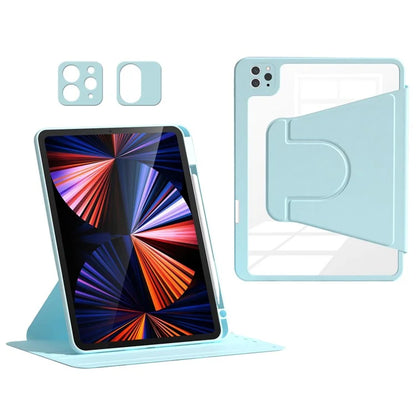 For iPad Air (2020) / (2022) / iPad Pro 11-inch (2018) / (2020) / (2021) / (2022) Tablet Case Anti-drop PU Leather+Acrylic+TPU Cover