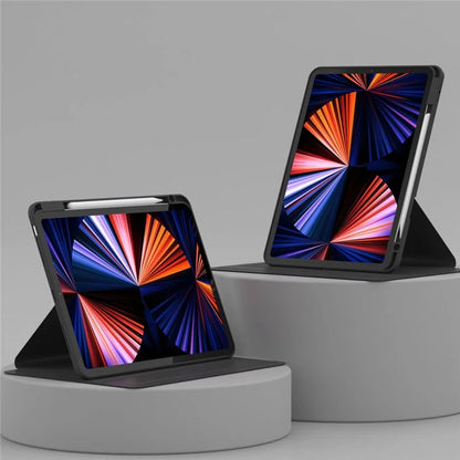 For iPad Air (2020) / (2022) / iPad Pro 11-inch (2018) / (2020) / (2021) / (2022) Tablet Case Anti-drop PU Leather+Acrylic+TPU Cover