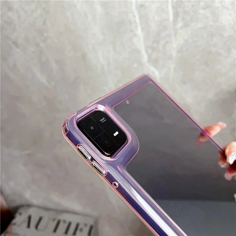 For Xiaomi Pad 6 / Pad 6 Pro Case Transparent Acrylic+TPU Tablet Back Cover