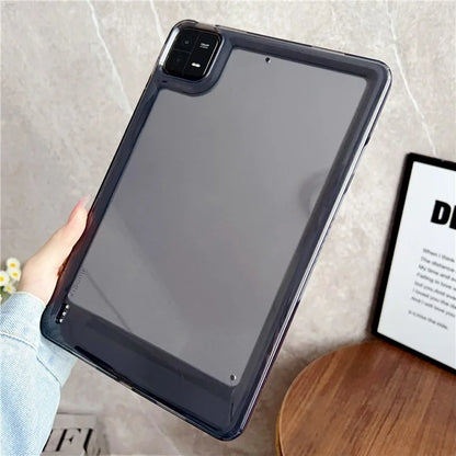 For Xiaomi Pad 6 / Pad 6 Pro Case Transparent Acrylic+TPU Tablet Back Cover
