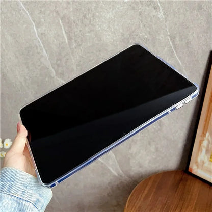For Xiaomi Pad 6 / Pad 6 Pro Case Transparent Acrylic+TPU Tablet Back Cover