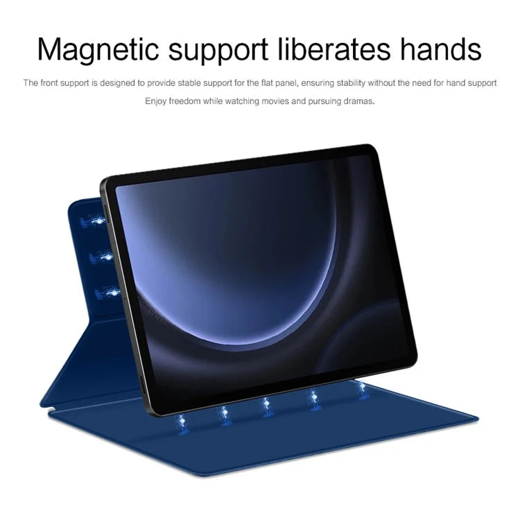 For Samsung Galaxy Tab S9 FE Tablet Case Magnetic PU Leather Stand Cover