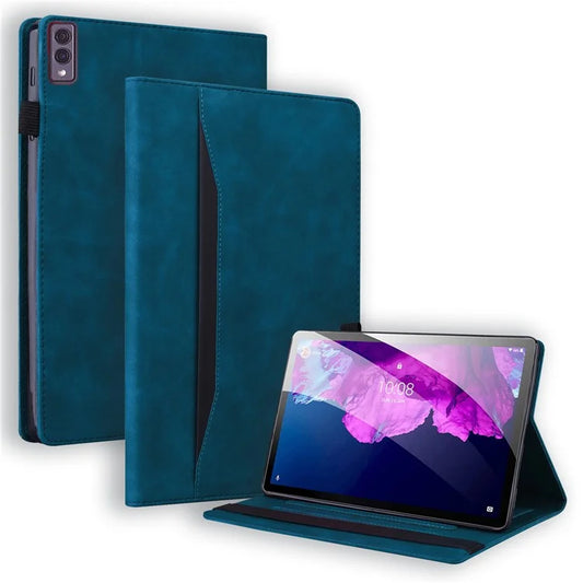 For Lenovo Tab M10 5G Case Full Protection PU Leather Tablet Cover with Wallet Stand