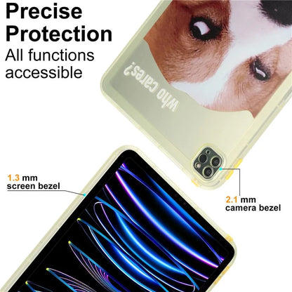 For iPad Pro 11 (2022) / (2021) / (2020) Case Animal Pattern TPU Tablet Cover