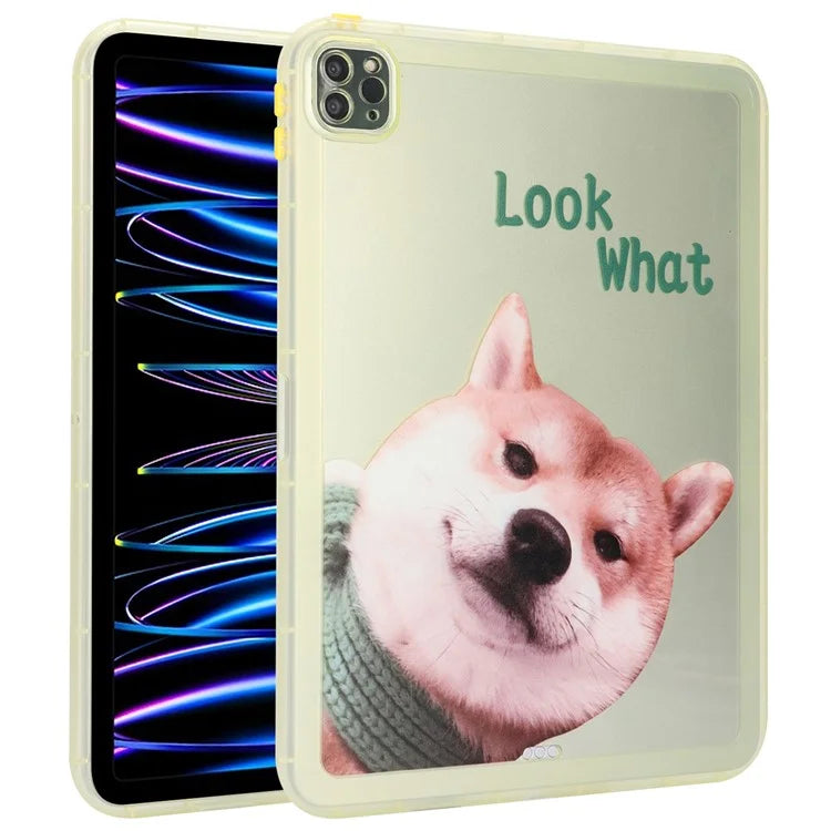 For iPad Pro 11 (2022) / (2021) / (2020) Case Animal Pattern TPU Tablet Cover