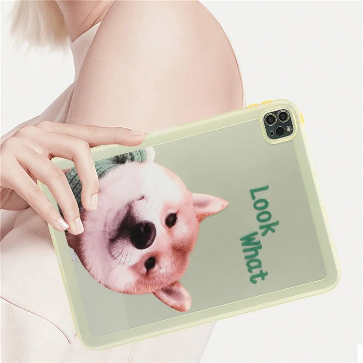 For iPad Pro 11 (2022) / (2021) / (2020) Case Animal Pattern TPU Tablet Cover